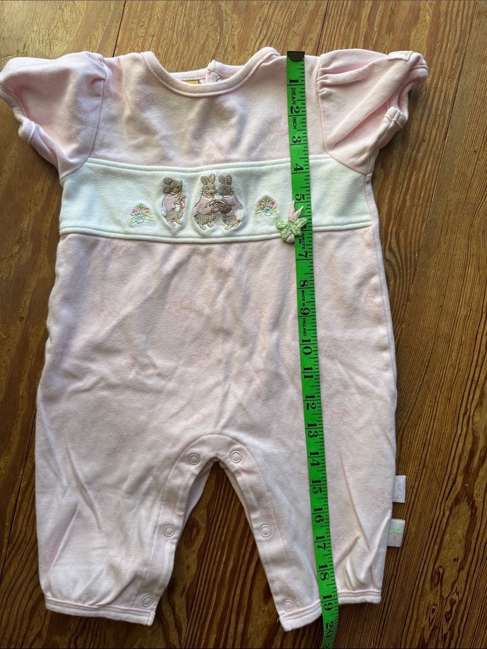 Pink Peter Rabbit Onsie - Picture 7 of 7